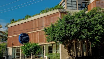 Overnatningsstedets facade