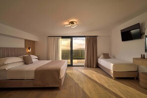 7 bedrooms, in-room safe, desk, iron/ironing board - Liodentra Villa, Sports & Wellness with 120m² Pool (CP48+V48 Geropotamos, Greece)