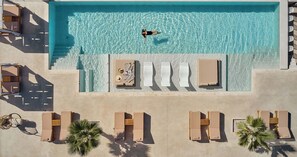 Outdoor pool, a heated pool - Liodentra Villa, Sports & Wellness with 120m² Pool (CP48+V48 Geropotamos, Greece)