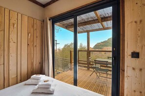 Chalet 2 Camere Da letto | Système d’insonorisation, accès au Wi-Fi (inclus), literie fournie