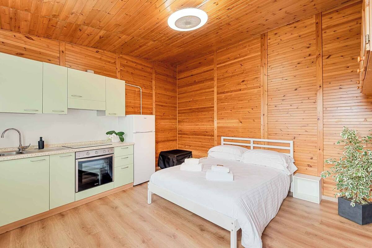 Superior Bungalow Monolocale | Phòng cách âm, truy cập Internet không dây miễn phí, bộ trải giường 