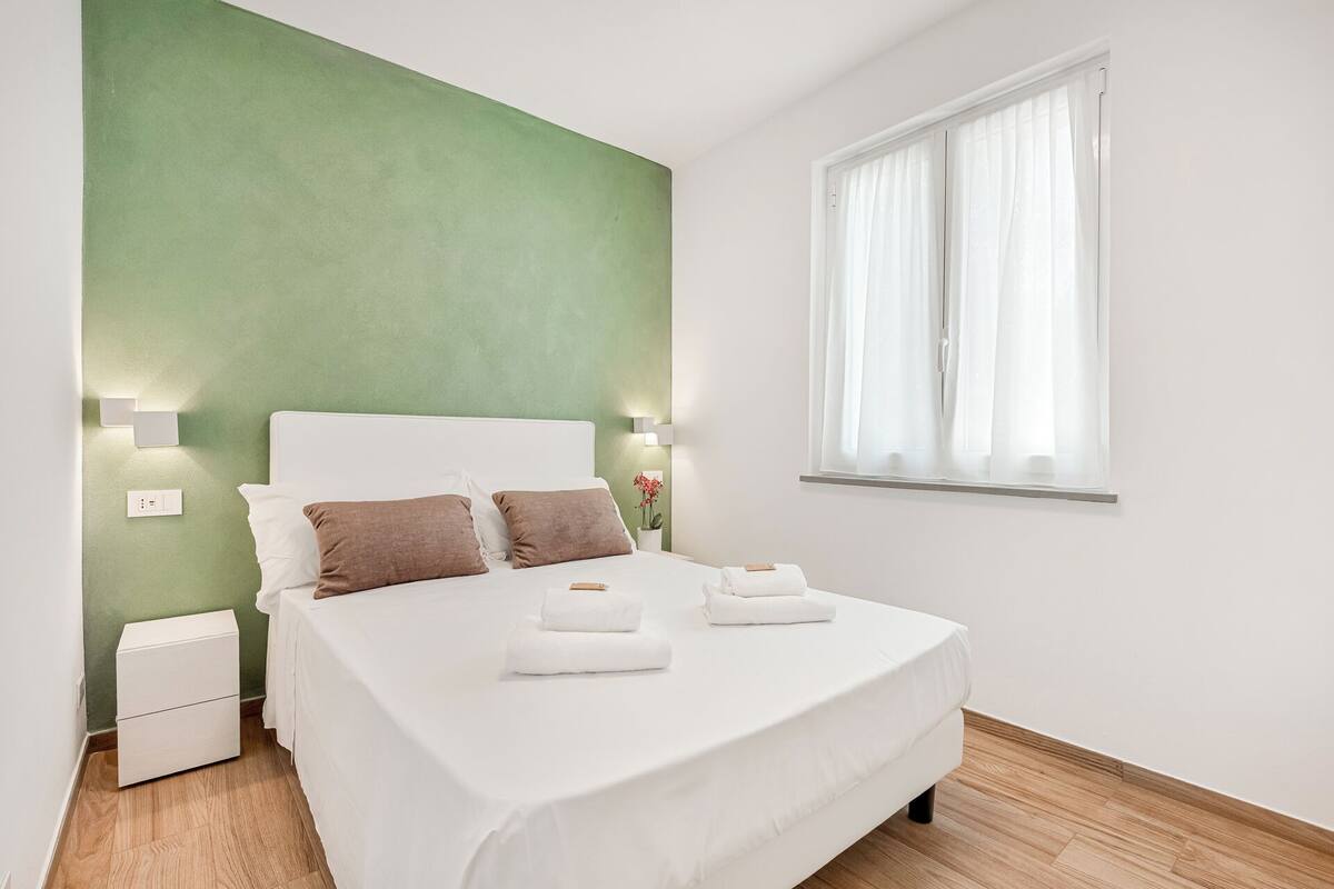 Apartment Bilocale | Phòng cách âm, truy cập Internet không dây miễn phí, bộ trải giường 