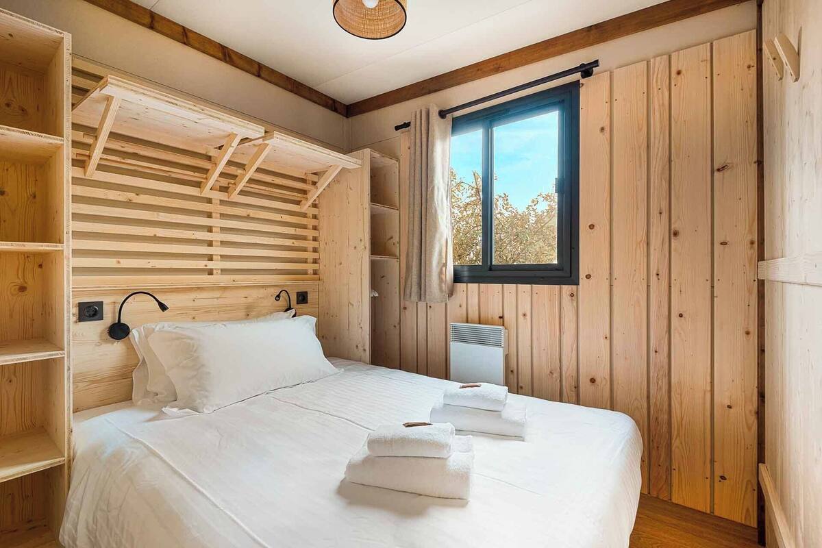 Chalet 2 Camere da letto | Phòng cách âm, truy cập Internet không dây miễn phí, bộ trải giường 