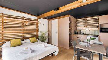 Chalet Monolocale | Insonorizzazione, Wi-Fi gratuito, lenzuola
