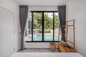 House, Private Pool, Park View | 3 bedrooms, in-room safe, blackout curtains, iron/ironing board - Gina Poolvilla89 Pattaya-Bangsaray beach (Sattahip)