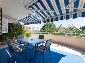 Apartment (Two Bedroom Apartment with Terrace) | Terrace/patio - Bright and Spacious Apartment With Terrace in Kastel Stafilic (Kastela)