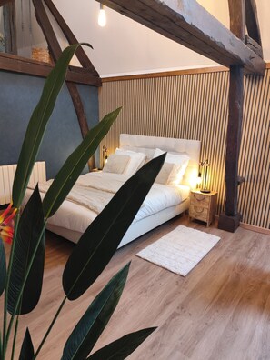 2 chambres, Wi-Fi, literie fournie