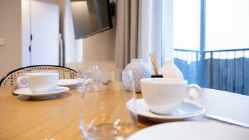 Spiseområde på rommet