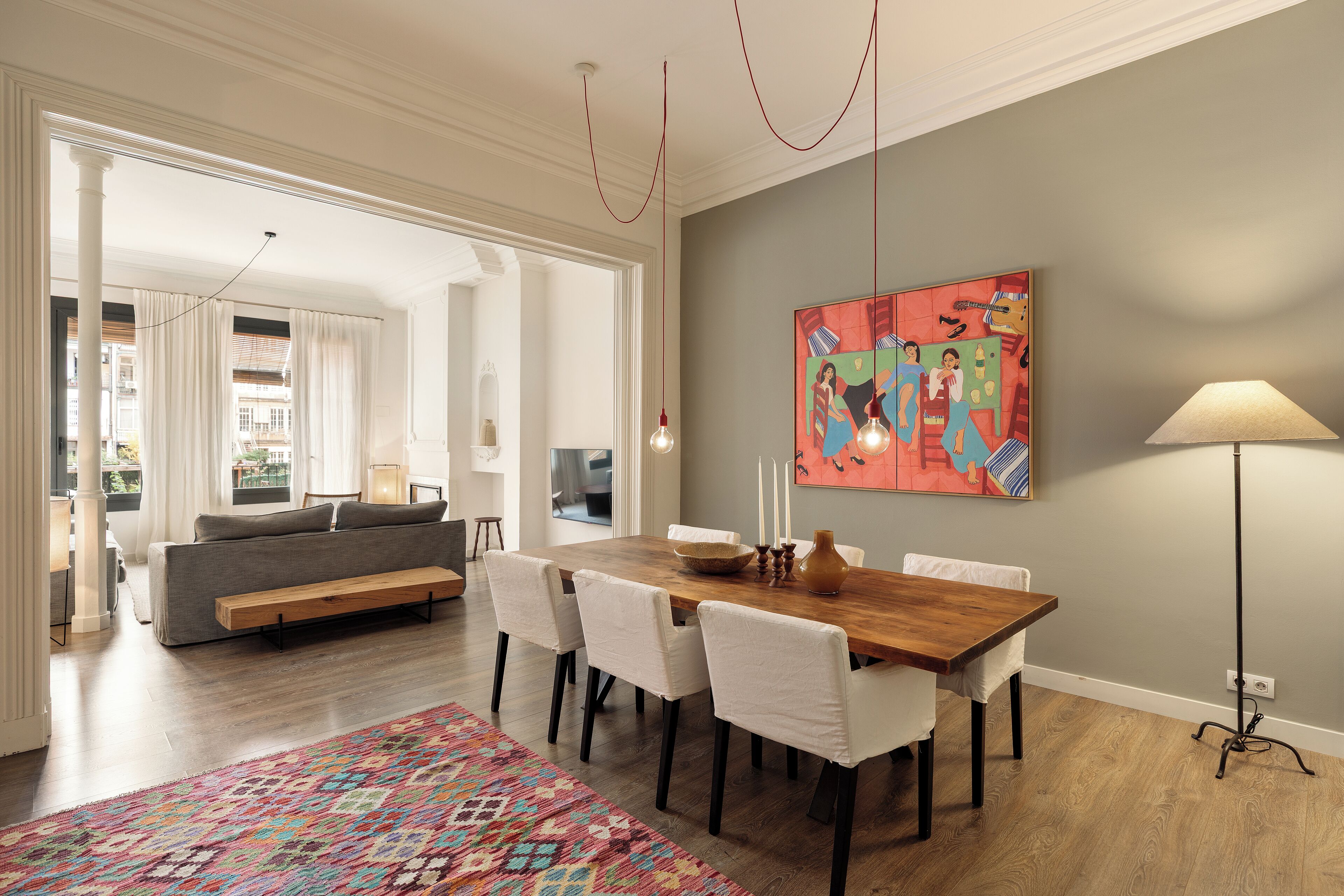 Premium Apartment, 3 Bedrooms | Living area | Flat-screen TV