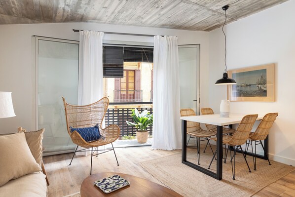 Appartement Supérieur, terrasse | Coin séjour