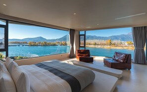 Chambre Double, non-fumeur, vue partielle sur le lac
