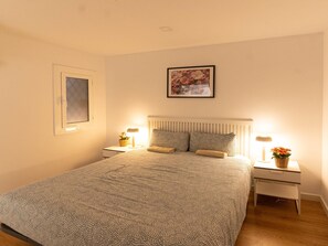 2 bedrooms, iron/ironing board, travel crib, WiFi