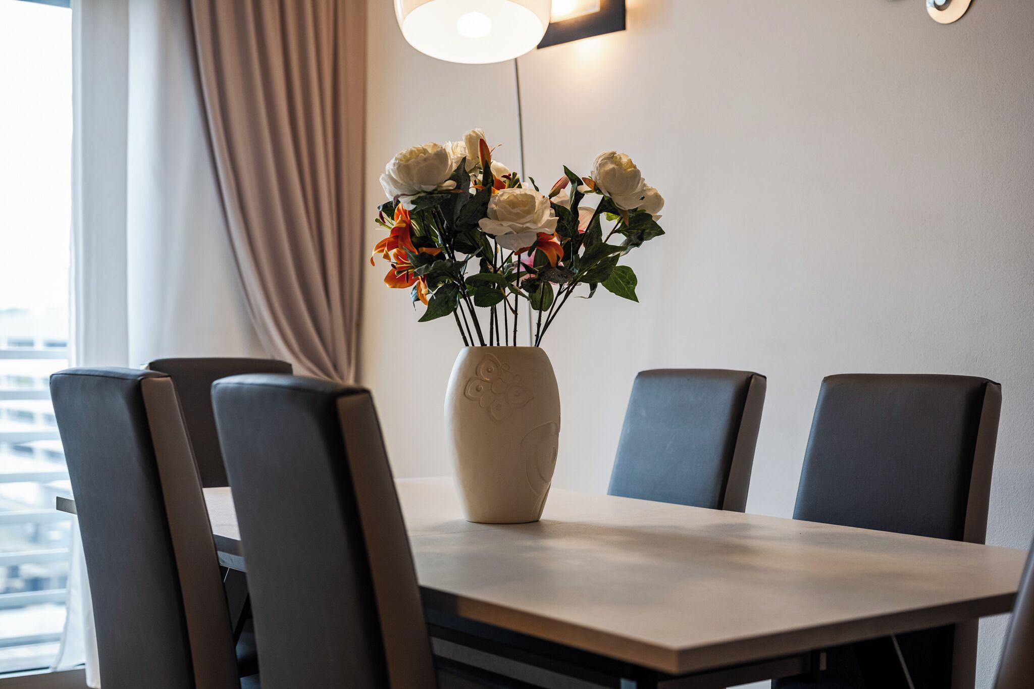 Apartment, Balkon, Stadtblick | Wohnbereich