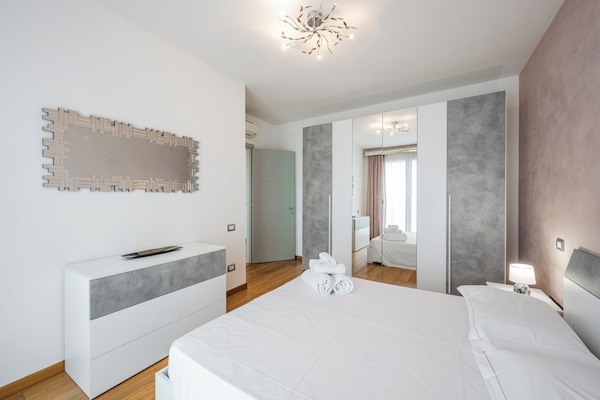 Apartment, Balkon, Stadtblick