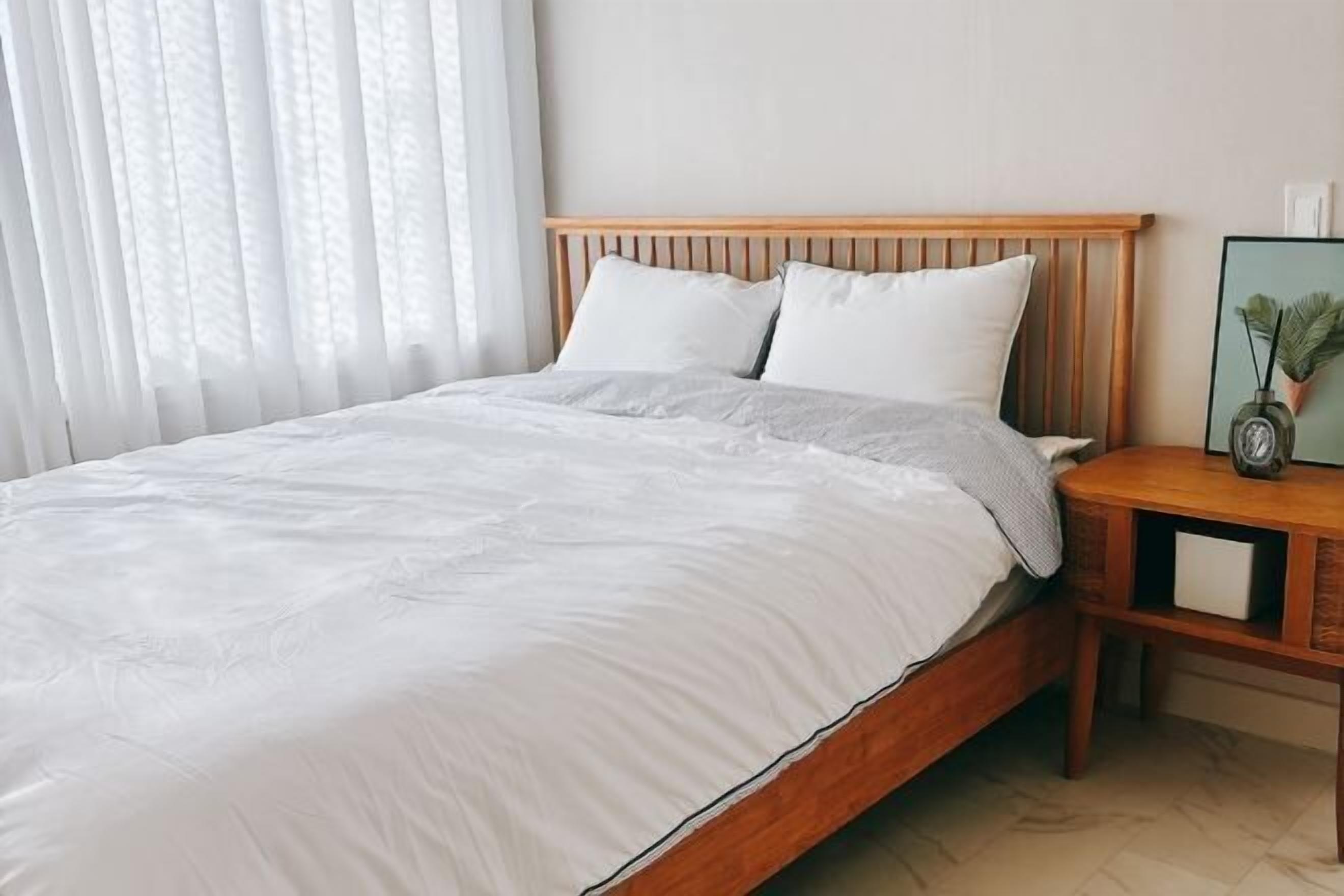 Premium bedding, blackout drapes, WiFi (free), individually decorated