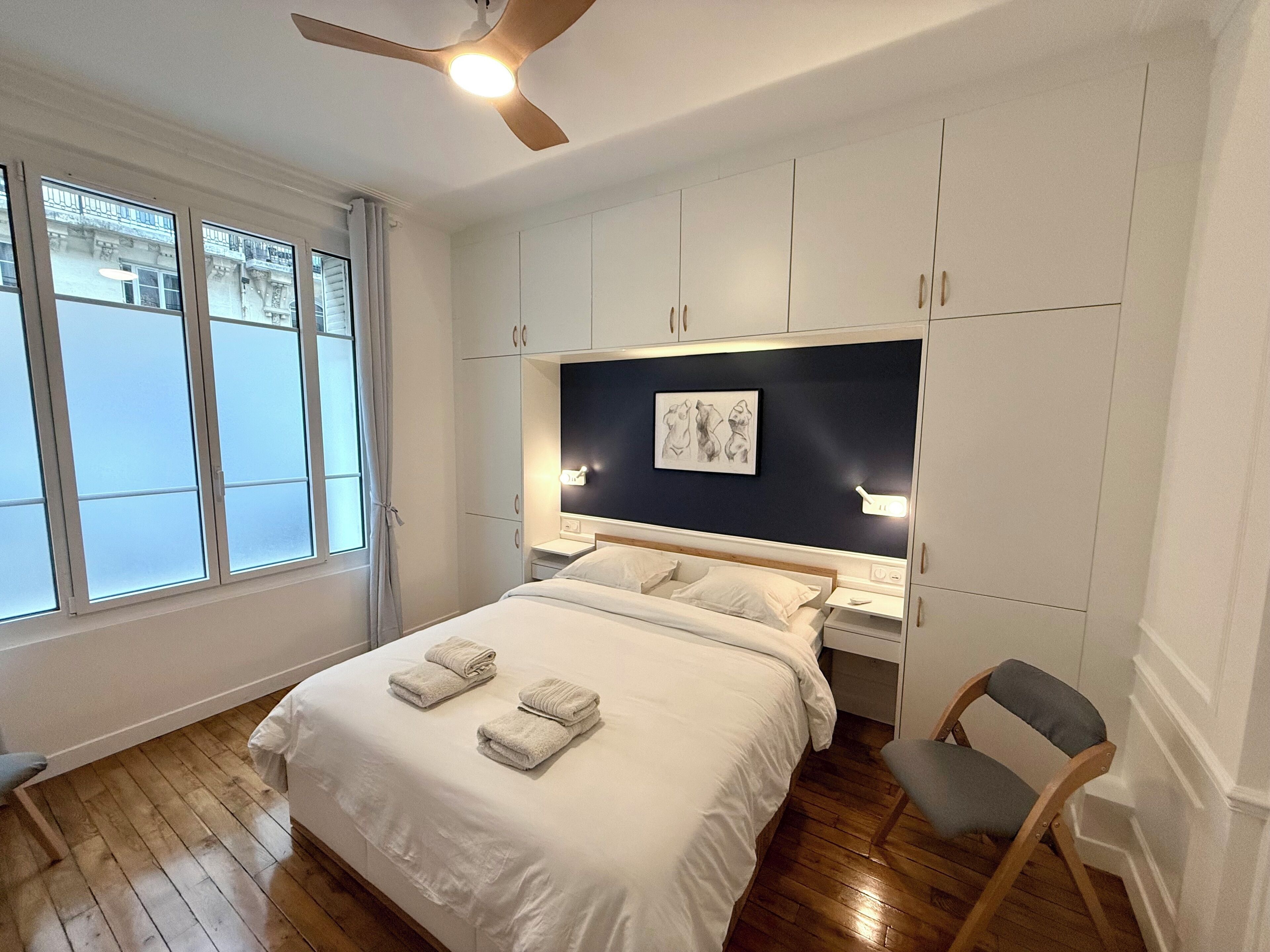 2 bedrooms, iron/ironing board, travel crib, WiFi