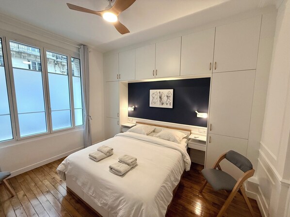 2 chambres, fer et planche Ă repasser, lit parapluie, Wi-Fi