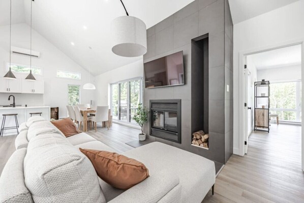 Fernseher, Kamin, Videospiele