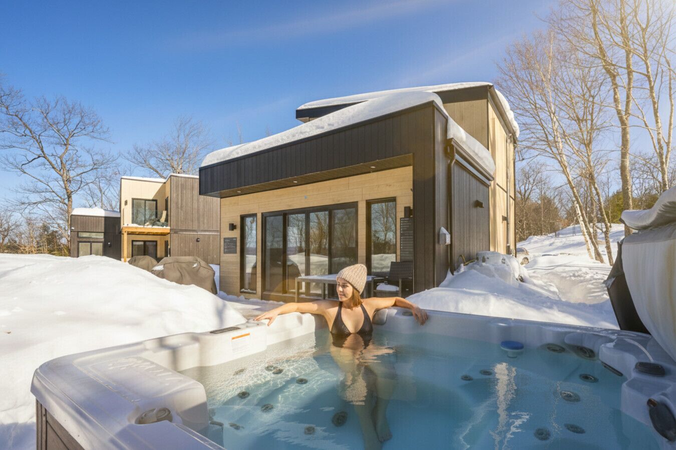 Bain à remous extérieur