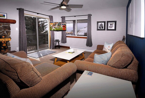 TV, fireplace, offices - The Evergreen. Hot tub, grill, walk to slopes. (Crested Butte)