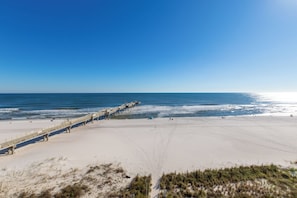 Vlak bij het strand