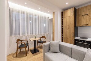 Appartement Standard, cuisine | Coin séjour