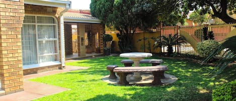Fachada de la propiedad