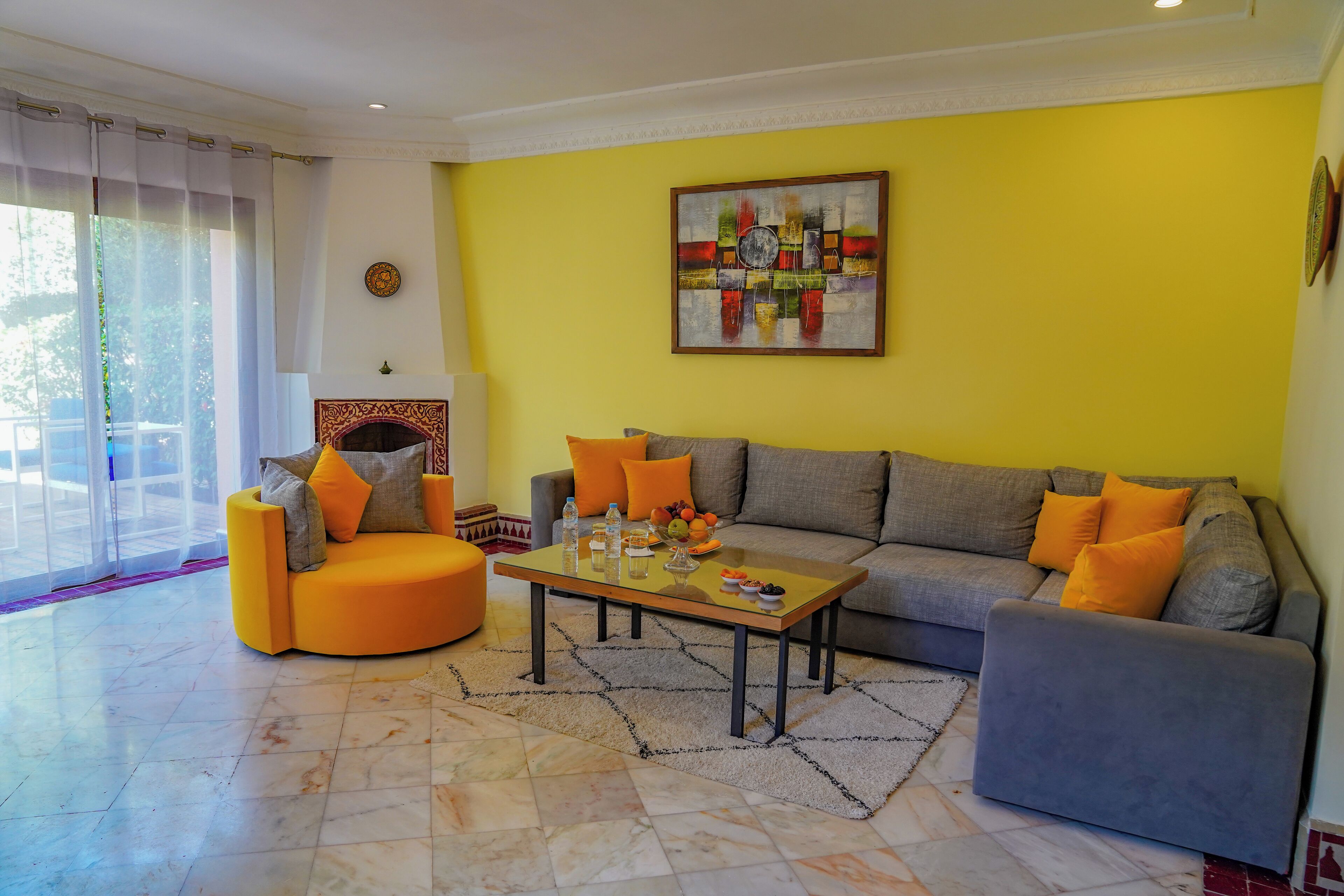 Deluxe Villa, Pool View | Living area | 42-inch LED TV with satellite channels