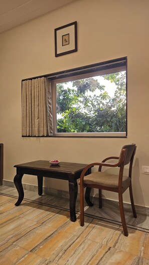 Luxury-Doppelzimmer, 1 King-Bett, Nichtraucher, Gartenblick | Ausblick vom Zimmer