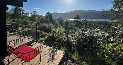 Stunning Loch Ness lodge with hot tub and sauna
