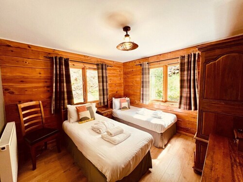 Traditionelle-Cabine-Vue sur Lac-Salle de bain privée