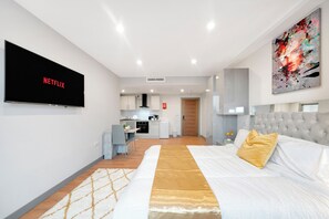 Leilighet | 1 soverom, wi-fi (inkludert) og sengetøy