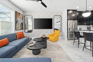 TV, video games, offices