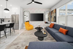TV, video games, offices