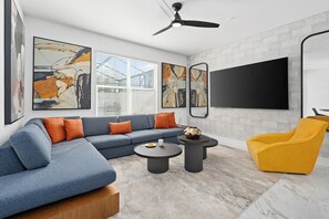 TV, video games, offices - Camila's Castilla | NEW Villa w Upscale Amenities & Theme BR - Next to Universal (Orlando)