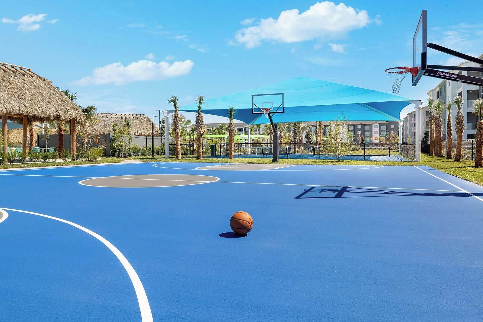 Whether you're playing a game or just practicing your shots, it's the perfect place to get active and have fun.