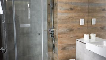 Shower, hair dryer