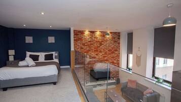 2 bedrooms, iron/ironing board, travel crib, WiFi