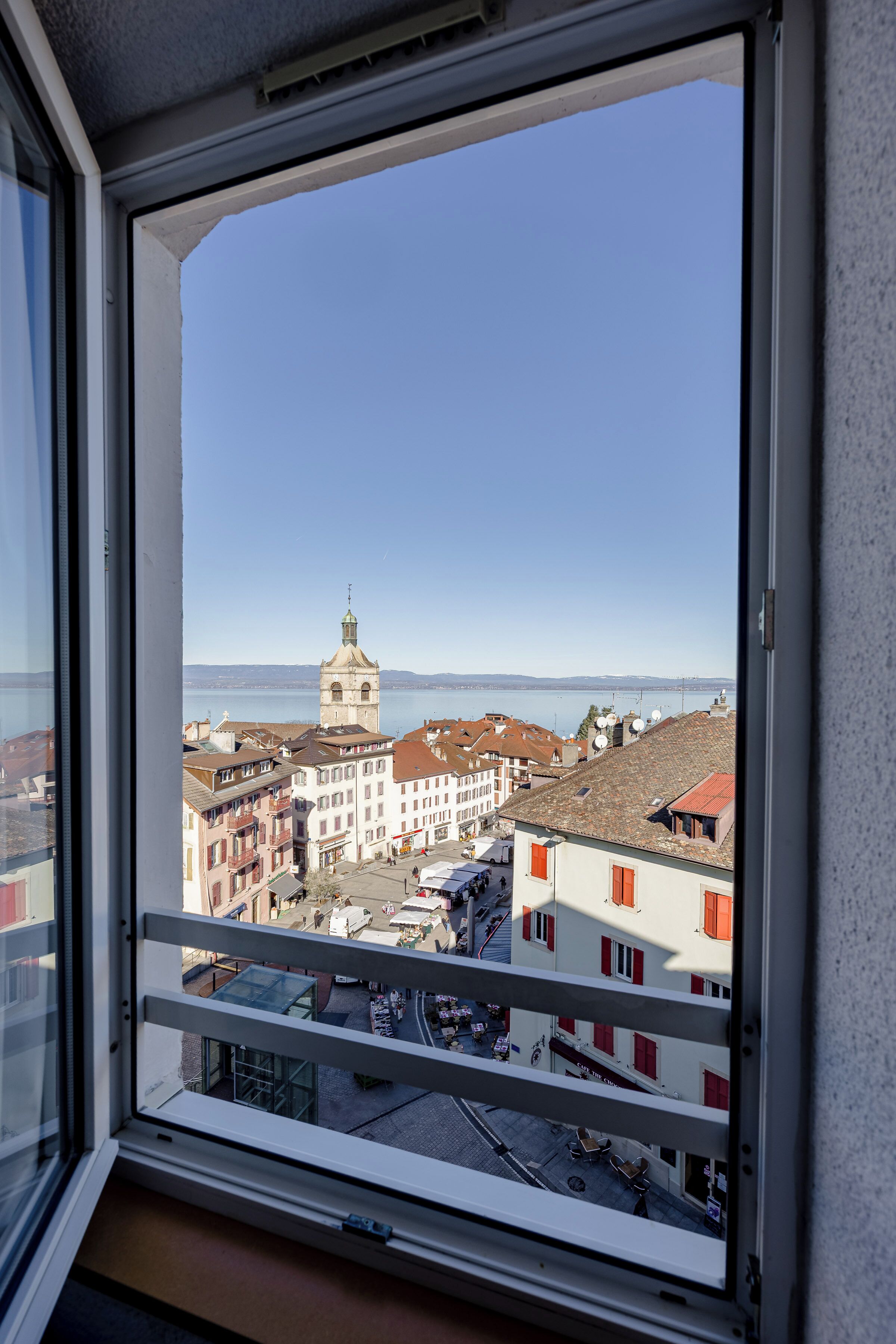 Uitzicht vanuit accommodatie