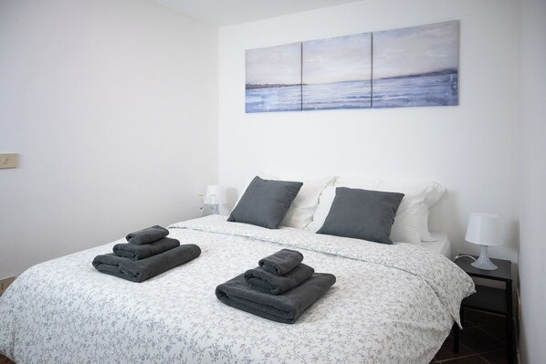 1 bedroom, iron/ironing board, travel crib, free WiFi