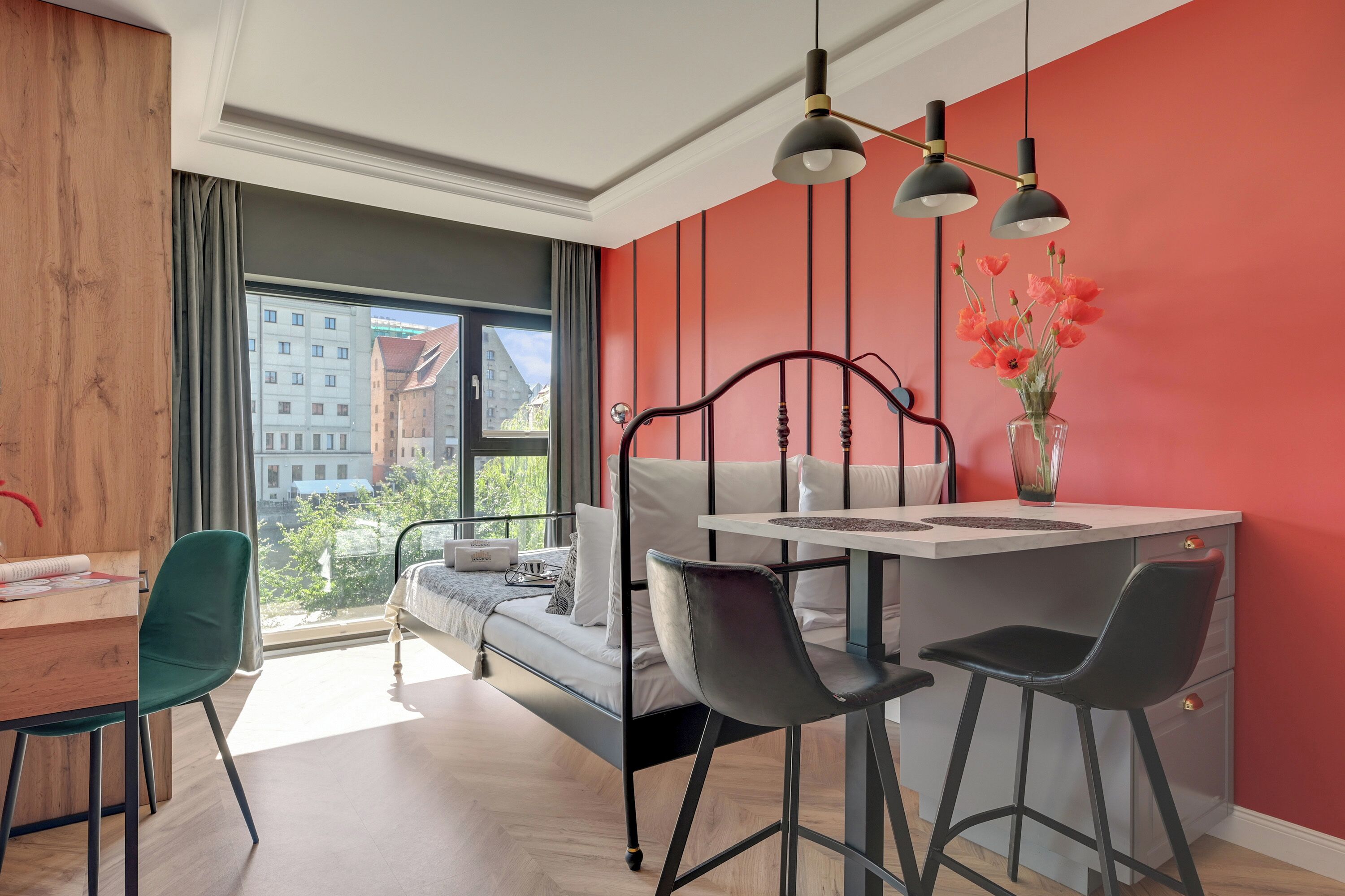 Comfort-Apartment, Flussblick | Wohnbereich