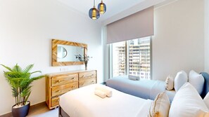 2 bedrooms, iron/ironing board, free WiFi, bed sheets