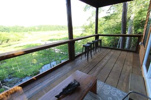 Property grounds - HootnHoller at this secluded 3-bedroom cabin on beautiful Caney Lake. (Chatham)