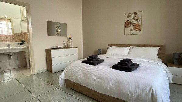 1 bedroom, iron/ironing board, travel crib, free WiFi