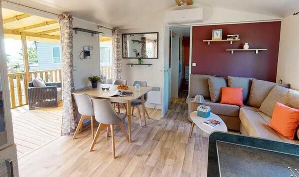 Ping pong - ZEcamping 4 étoiles animé toboggans pet friendly mobil-home clim 36m2 (Perols)