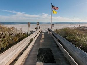 On the beach
