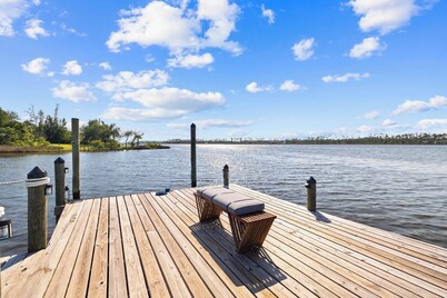 Organically Designed Spacious Home w/ a Resort Style Heated Pool & Private Dock