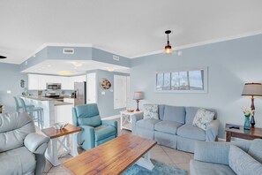 Smart TV - 🐬Gulf and Lagoon View | Walk to Beach | Sanibel 502🐬 (Gulf Shores)