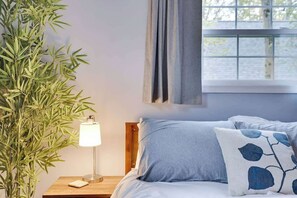 4 dormitorios, tabla de planchar con plancha, cuna de viaje y wifi
