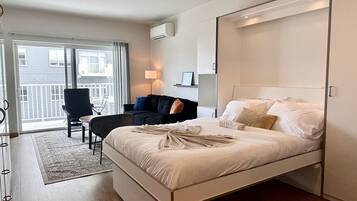 Desk, iron/ironing board, free WiFi, bed sheets